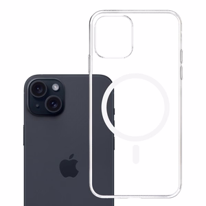 3mk Clear MagCase jaoks Apple iPhone 15 Plus - läbipaistev