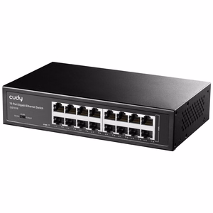 Cudy GS1016 сетевой коммутатор Gigabit Ethernet (10/100/1000) черный