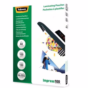 LAMINATOR POUCH GLOSSY/A4 100 100PCS 5351111 FELLOWES
