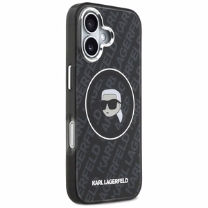 Karl Lagerfeld IML Karl Head Logo MagSafe Ümbris jaoks iPhone 17 - Must