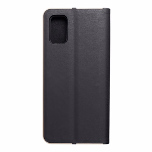 Flip case for Samsung A41 Luna Book Gold black