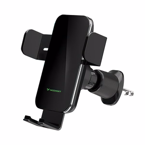Wozinsky WEDZ-3Y8S clamp car holder with 15W inductive charger for phone on the air vent - black