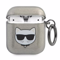 Karl Lagerfeld KLA2UCHGK AirPods 1/2 cover must/must Glitter Choupette
