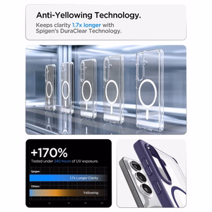 Spigen Ultra Hybrid Mag MagSafe ümbris Samsung Galaxy S26 - läbipaistev lilla