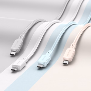 Кабель Borofone BX94 Crystal color - USB на Micro USB - 2,4A 1 метр белый