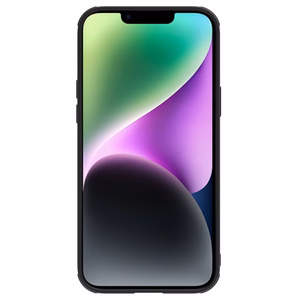 Nillkin CamShield Leather S Case iPhone 14 ümbris koos kaamerakattega must