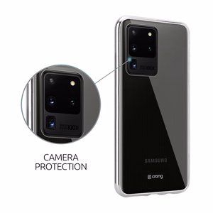 Crong Crystal Slim ümbris seadmele Samsung Galaxy S20 Ultra, läbipaistev