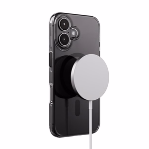 Crong Clear MAG Pro MagSafe ümbris seadmele iPhone 16, must