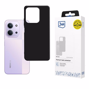 3mk Matt ümbris Xiaomi Redmi 15C 4G / 5G (173mm) - must