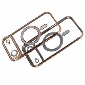 Bling Magsafe Ümbris jaoks Iphone 17 Air kuldne