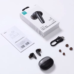Bluetooth vabakäe kõrvaklapid Joyroom JR-BB1 must (Bluetooth 5.3)
