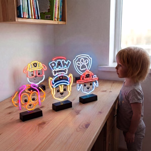 Neon LED on a alus Paw Patrol - Logo OW-120146