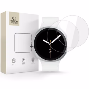Tech-Protect Glass Fit+ 2-pack karastatud klaas jaoks Samsung Galaxy Watch 8 40mm - läbipaistev