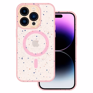 Tel Protect Magnetic Splash Frosted Ümbris jaoks Iphone 15 Plus Light roosa