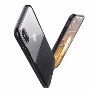X-Doria Dash Leather ümbris seadmele iPhone X, must