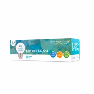 Forever Light LED pirn E27 G45 2W 230V soe valge 5 tk.