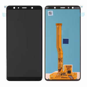 LCD ekraan Samsung A750 A7 2018 koos touch ekraan must OLED