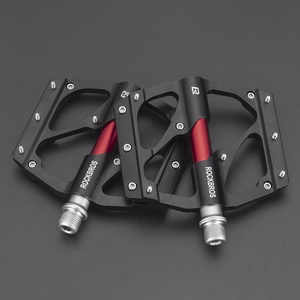 Rockbros 2020-12BBK alumiiniumist jalgratta platvormpedaalid – mustad