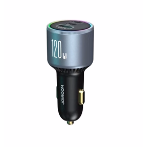 Autolaadija Joyroom JR-CCN07, hall, 100W (2xPD / 1xQC3.0) + Type-C / Type-C 100 cm kaabel
