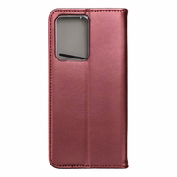 SMART MAGNETO Book Ümbris jaoks XIAOMI Redmi Note 12 Pro 5G burgundy