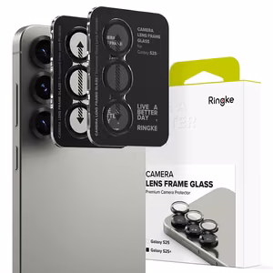 Ringke Camera Frame Protector 2-pack jaoks Samsung Galaxy S25+ Ultra - must
