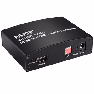 HDMI heli ekstraktor, HDMI kuni HDMI + heli, 4K 60Hz
