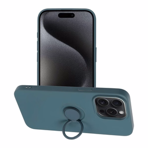SILICONE RING ümbris jaoks IPHONE 15 Pro Max roheline