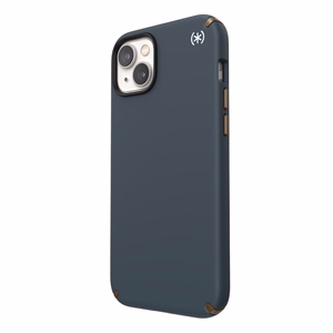 Speck Presidio2 Pro ümbris seadmele iPhone 15 Plus / 14 Plus, Microban mikroobivastase kaitsega, Charcoal / Cool Bronze / Slate värvikombinatsioon
