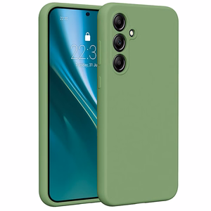 Etteri Silicone case for Samsung Galaxy A35 5G light green