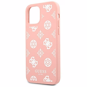 Guess GUHCP12LLSPEWPI iPhone 12 Pro Max 6.7" roosa/roosa kõva ümbris Peony Collection