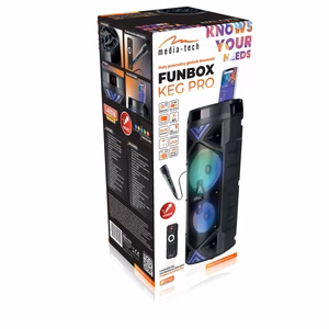 MEDIA-TECH POWER AUDIO BT FUNBOX KEG PRO MT3182 juhtmevaba kõlar