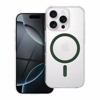 Drop Glue Colorful Ring Mag Cover compatible with MagSafe jaoks SAMSUNG A17 tumeroheline