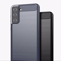 Carbon Case Flexible Cover TPU ümbris Samsung Galaxy S21+ 5G (S21 Plus 5G) must