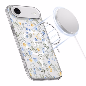Tech-Protect FlexAir MagSafe Ümbris jaoks iPhone 17 Air - Daisies with Leaves