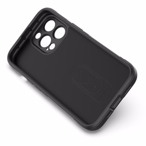 Magic Shield ümbris iPhone 13 Pro jaoks paindlik soomustatud kate must