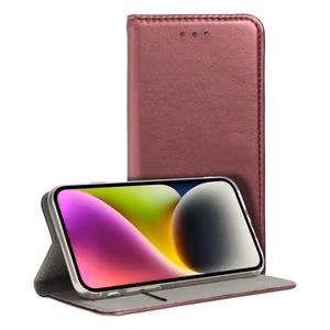 Phone Case "Smart Magnetic" for Xiaomi Redmi 13 4G / Redmi 13 5G / Poco M6 4G Red Wine