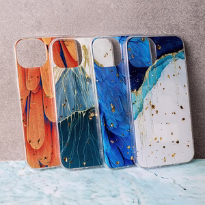 Kuldne Glam ümbris jaoks Samsung Galaxy A14 4G / A14 5G oranž