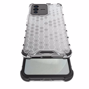 Honeycomb case бронированная крышка с гелевой рамкой Vivo V23 5G чёрный