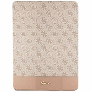 Guess 4G Stripe Allover ümbris jaoks iPad Pro 12.9" - roosa