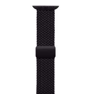 Crong Wave Band punutud Apple Watch rihm, 44/45/46/49 mm, must