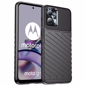 Thunder Ümbris ümbris jaoks Motorola Moto G13 silicone armor ümbris must