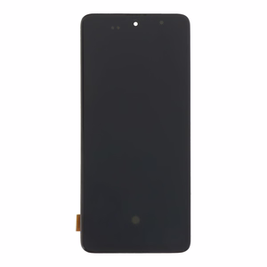 Дисплей Samsung A515 A51 2020 с тачскрином и рамкой чёрный OLED (real size)