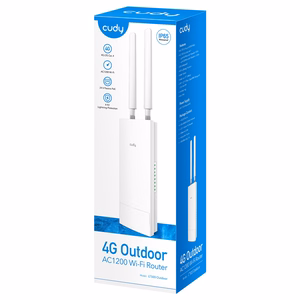Cudy LT500 juhtmevaba ruuter Fast Ethernet kahesageduslik (2.4 GHz / 5 GHz) 4G valge