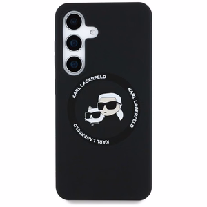 Karl Lagerfeld Silicone Double Heads And Circle MagSafe Samsung Galaxy S25 Plus ümbris must