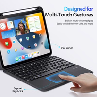 DUX DUCIS ümbris DK foldable with Wireless Keyboard jaoks iPad 10 (2022) must