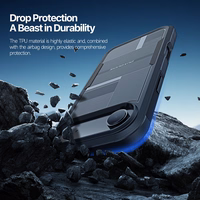 Ümbris Dux Ducis Shld Apple iPhone Air must (Contour Pattern)