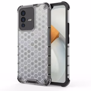 Vivo V23 5G läbipaistva geelraamiga soomustatud kate Vivo V23 5G jaoks
