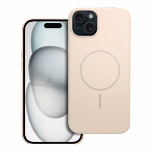 Ümbris jaoks iPhone 15 PLUS Läikiv Mag Kate compatible koos MagSafe valge