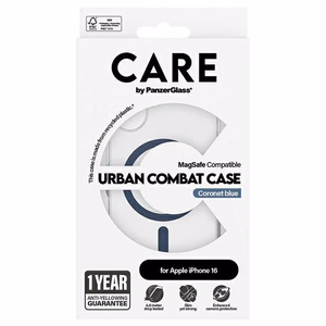CARE by PanzerGlass Flagship Ümbris iPhone 16 6.1" sinine/sinine MagSafe 1365