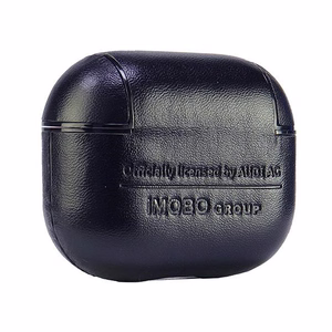 Audi Leather Big Logo Case for AirPods 3 - Black